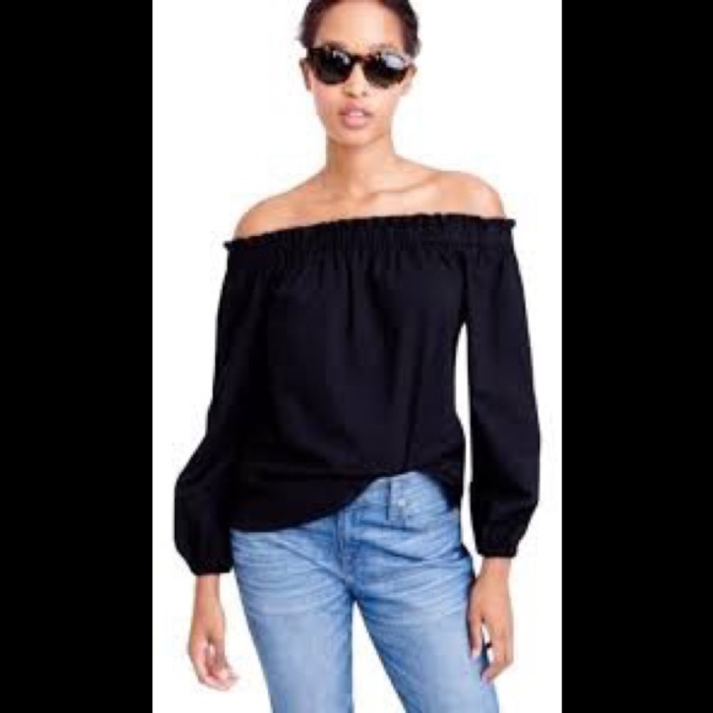 J. Crew Poplin Top
